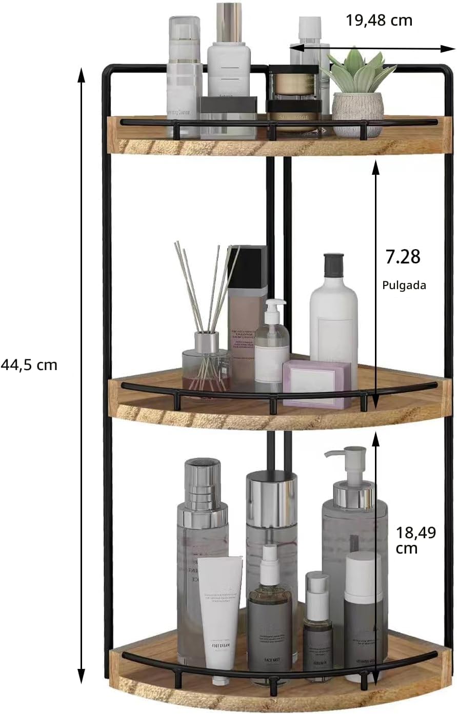Dorhors Organizador de Baño Esquinero de 3 Niveles para Encimera pa...