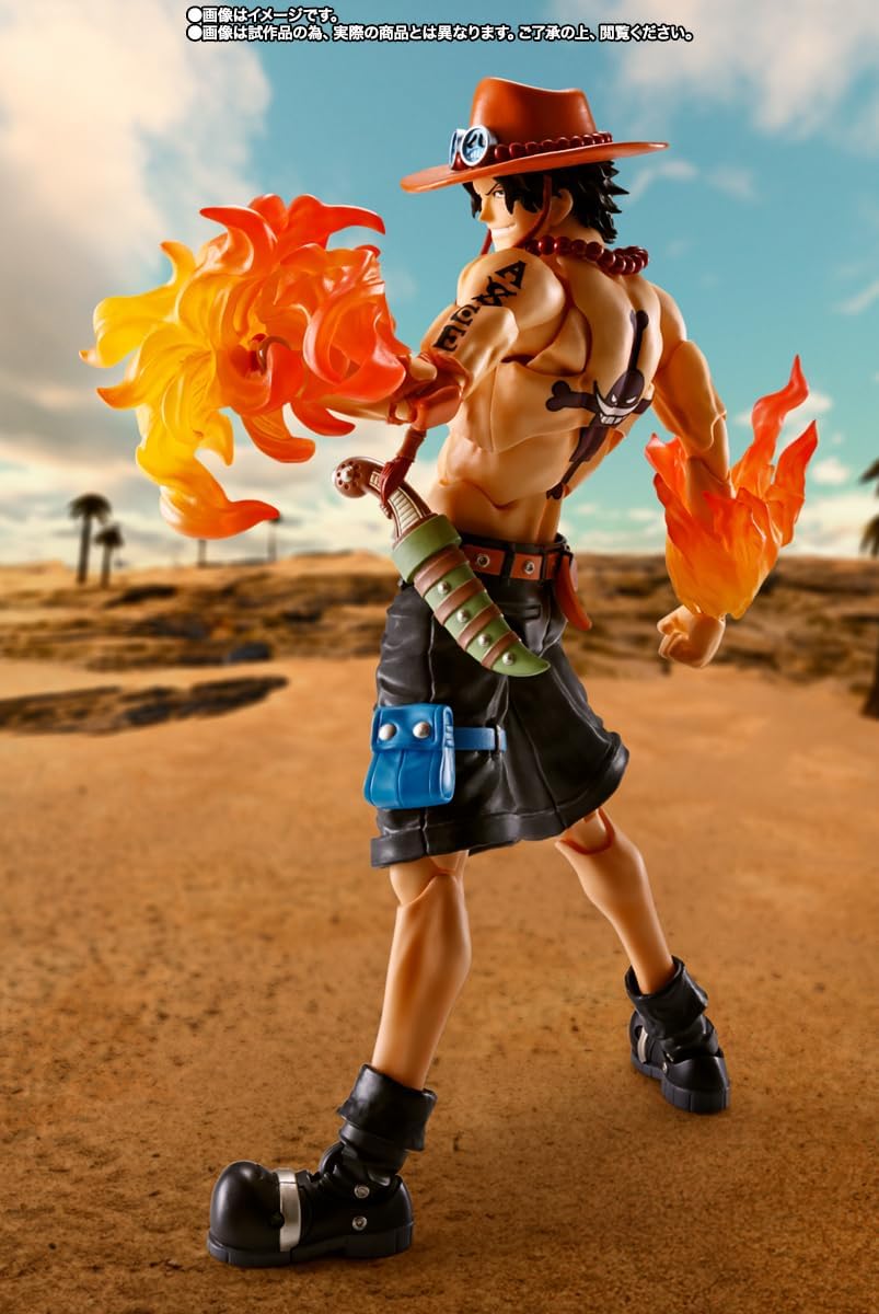 TAMASHII NATIONS - Una pieza - Portgas D. Ace -Fire Fist- S.H.Figua...