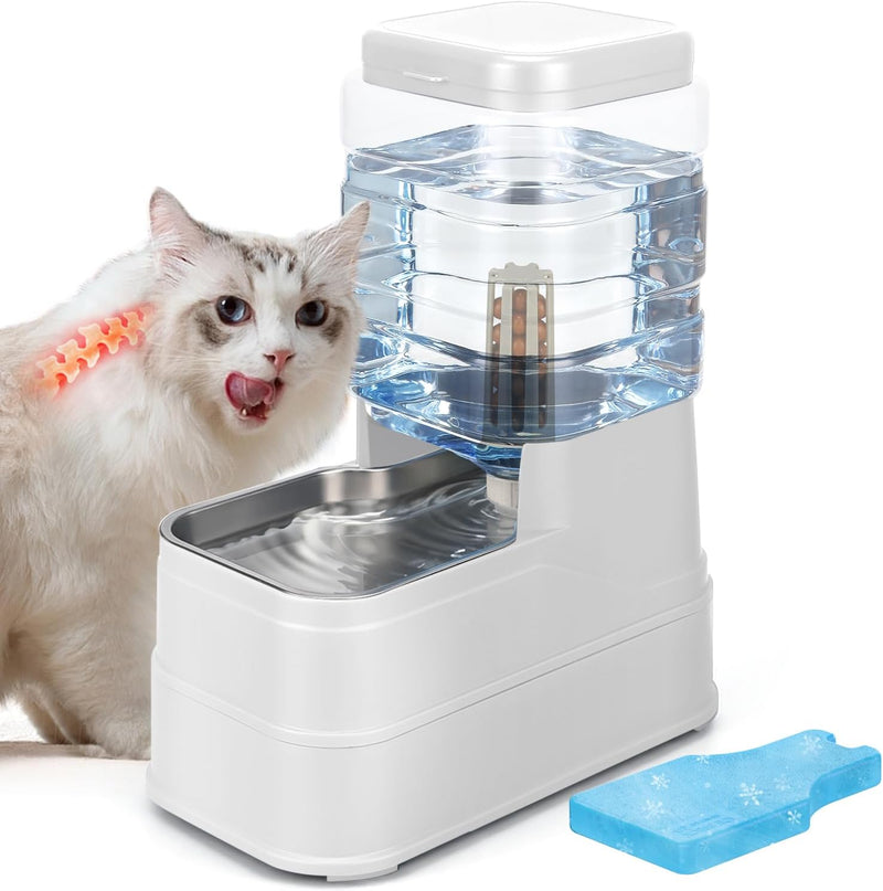Dispensador automático de agua para perros y mascotas, de 1.6 galon...