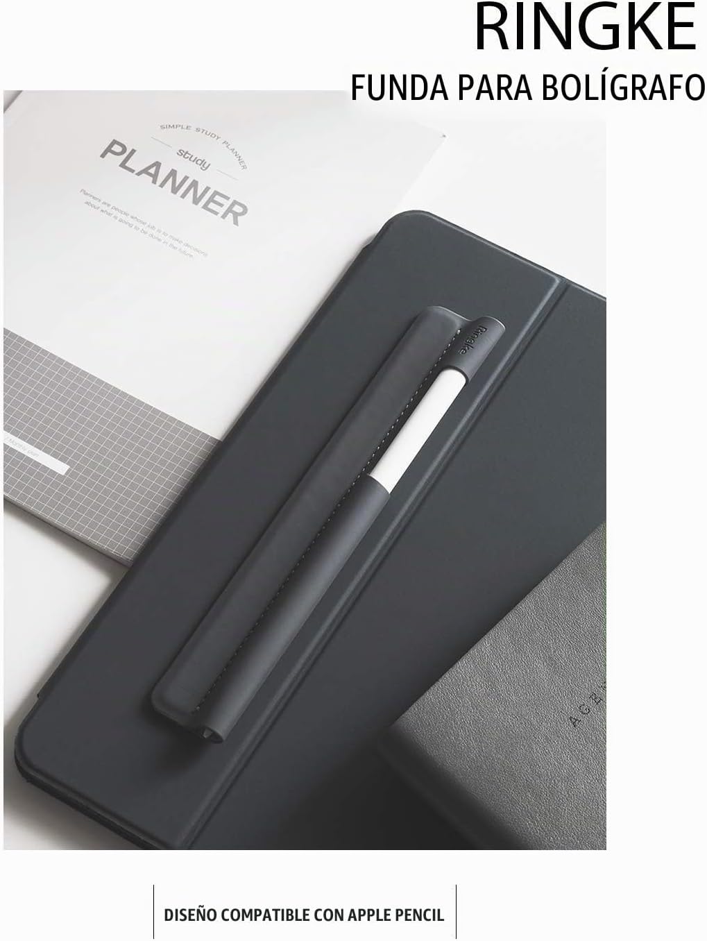 Ringke Funda para bolígrafo, color gris carbón, diseñada para Apple...