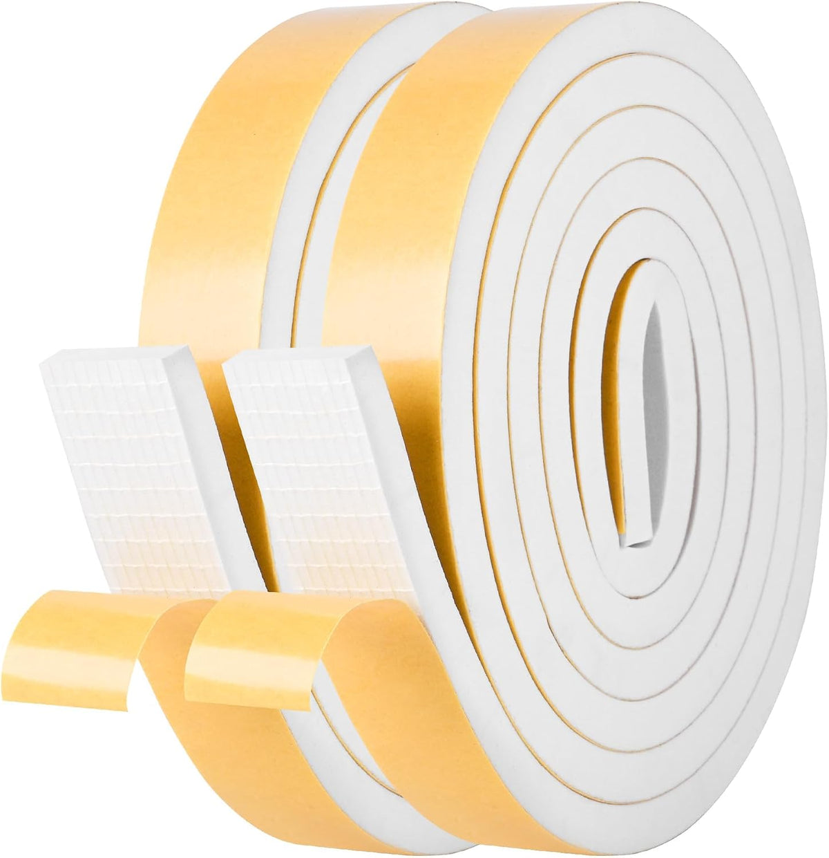 Kikerike Cinta de Espuma Autoadhesiva Burlete 1 pulgada x 3\/8 pulg...