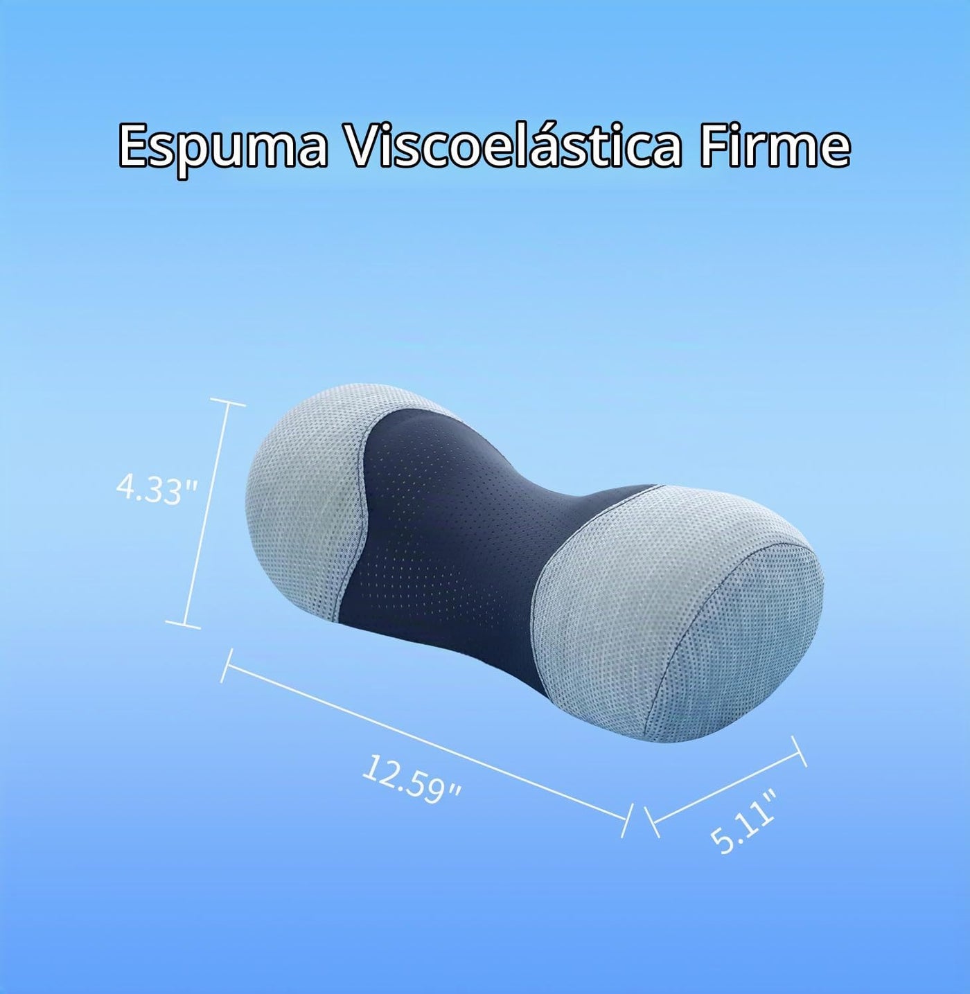 Bespilow Almohada cervical para el cuello para aliviar el dolor, ro...