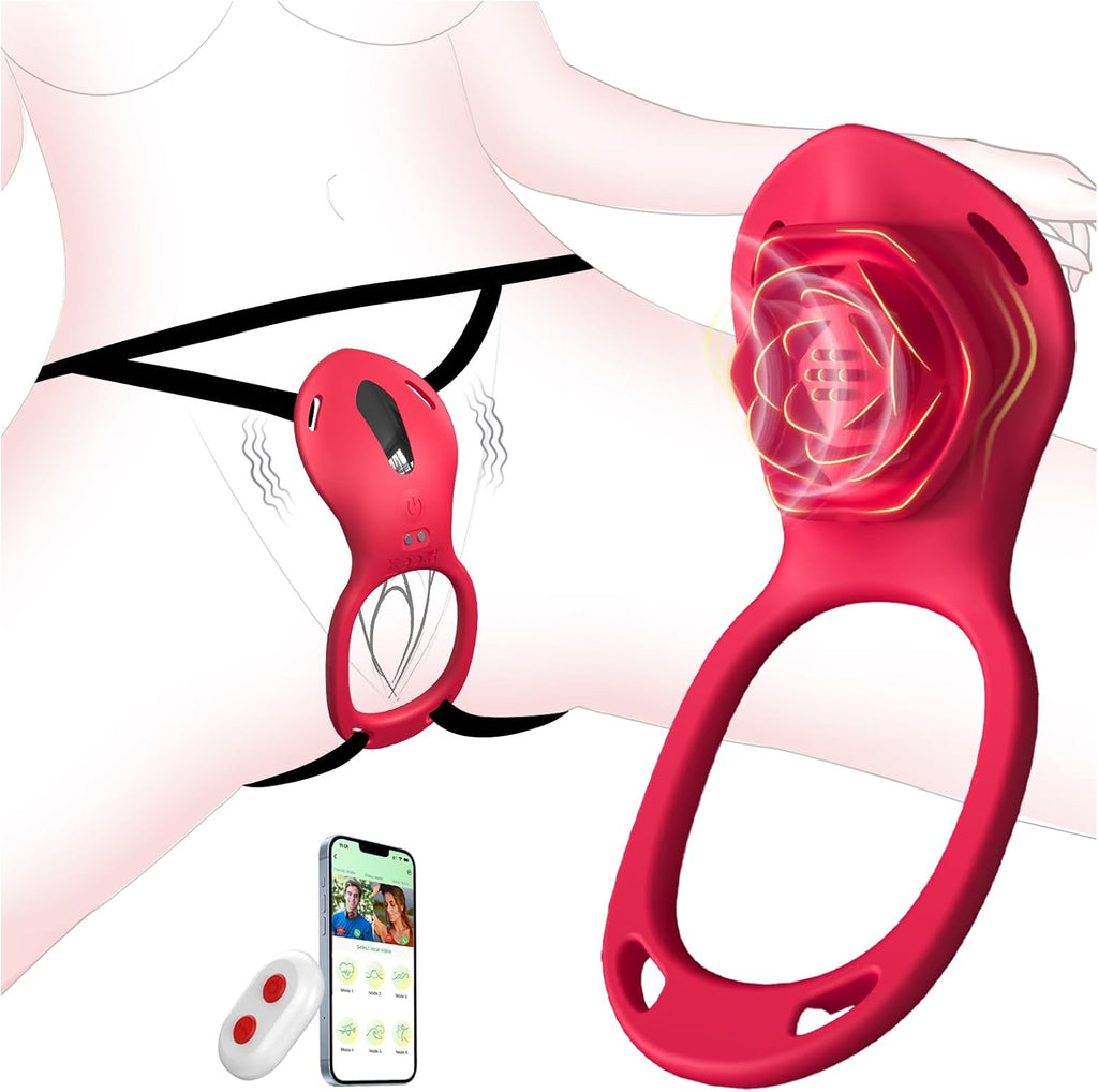 ZOOPLOU BDSM - Vibrador portátil con control remoto para parejas, m...