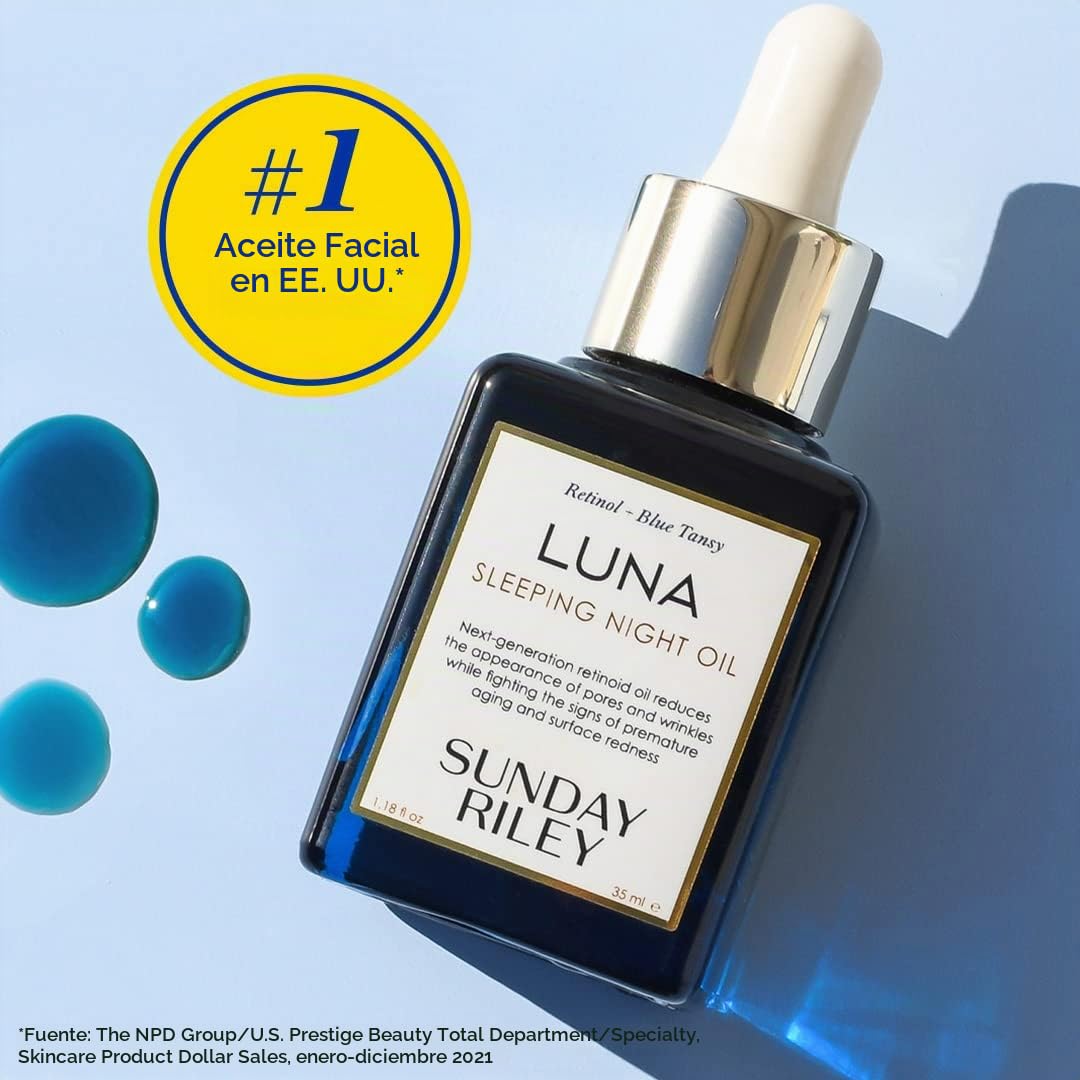 Sunday Riley Luna - Aceite nocturno antienvejecimiento con retinol...