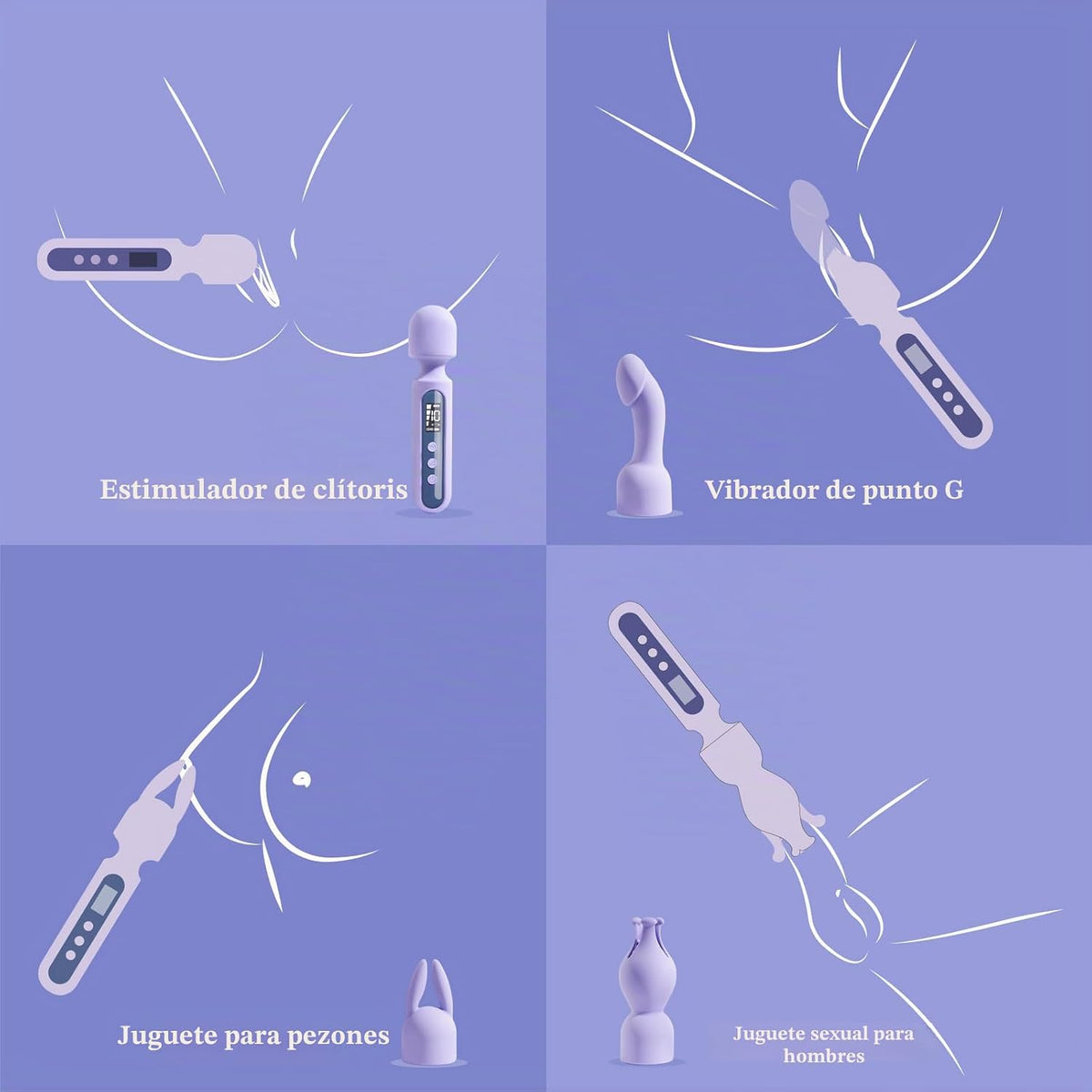 Tracy's Dog Kits vibradores de varita, juguetes sexuales para a...