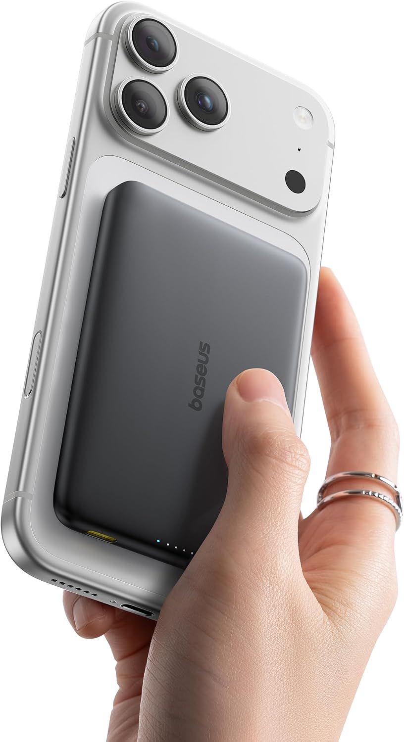 Baseus Picogo - Cargador portátil Magsafe, Qi2 15 W 0.5 pulgadas |...