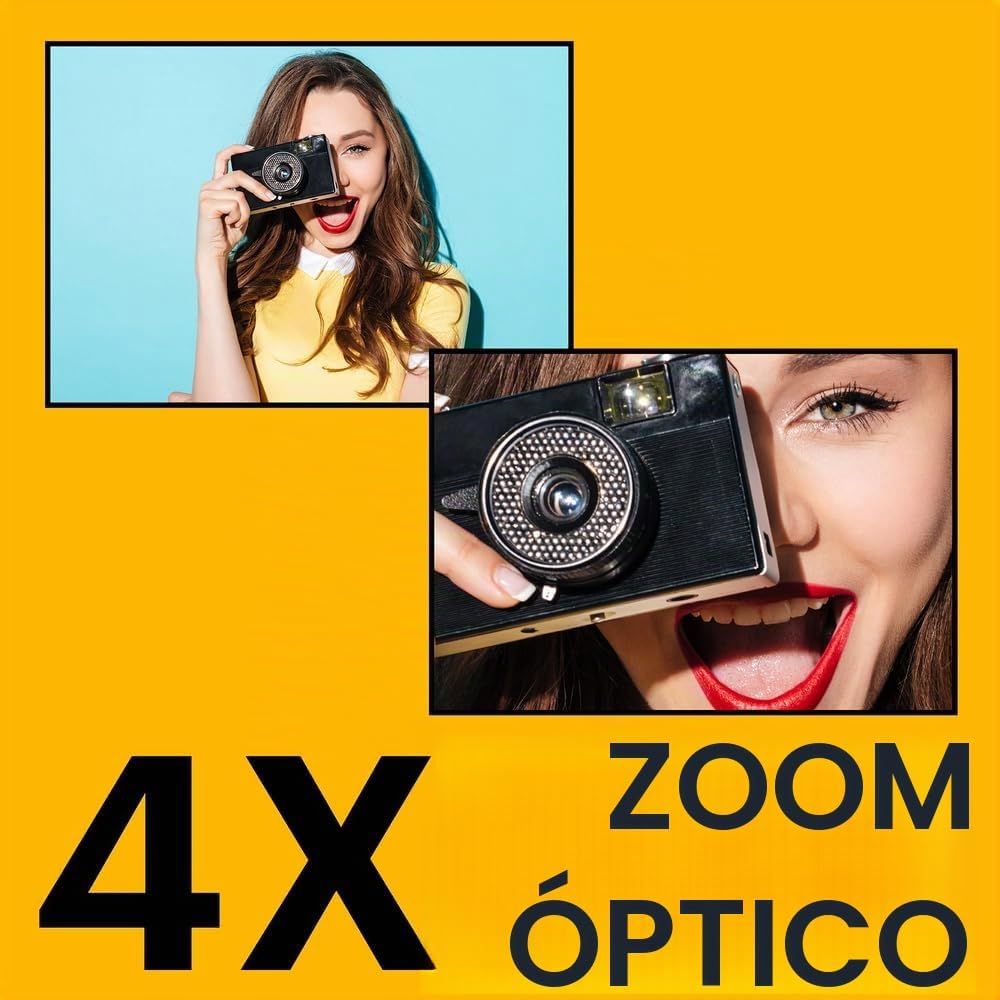 KODAK PIXPRO FZ45 - Cámara digital compacta de 16 MP, zoom óptico 4...
