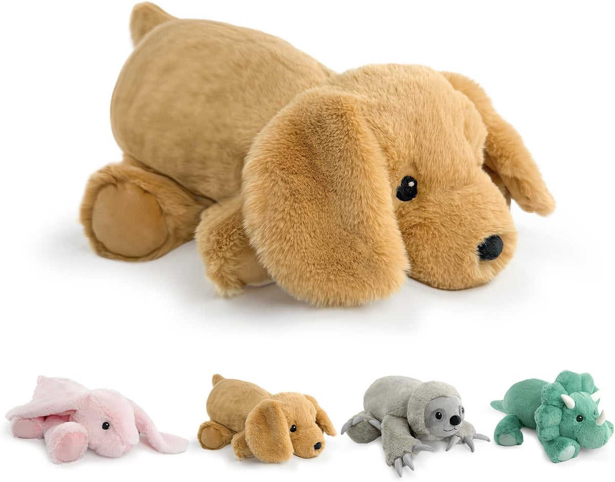 Animales de peluche con peso de perro de 4.5 libras de 22 pulgadas,...