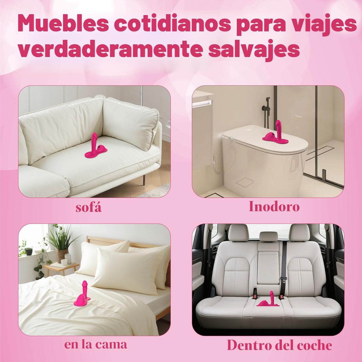 Interesante cojín rosa rojo ardiente control aplicación potente 9 m...