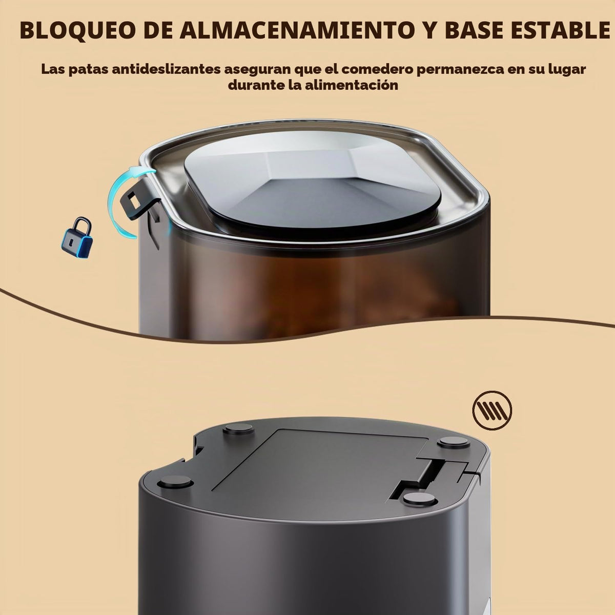 Yowmoft Alimentador automático para gatos y dispensador de agua par...