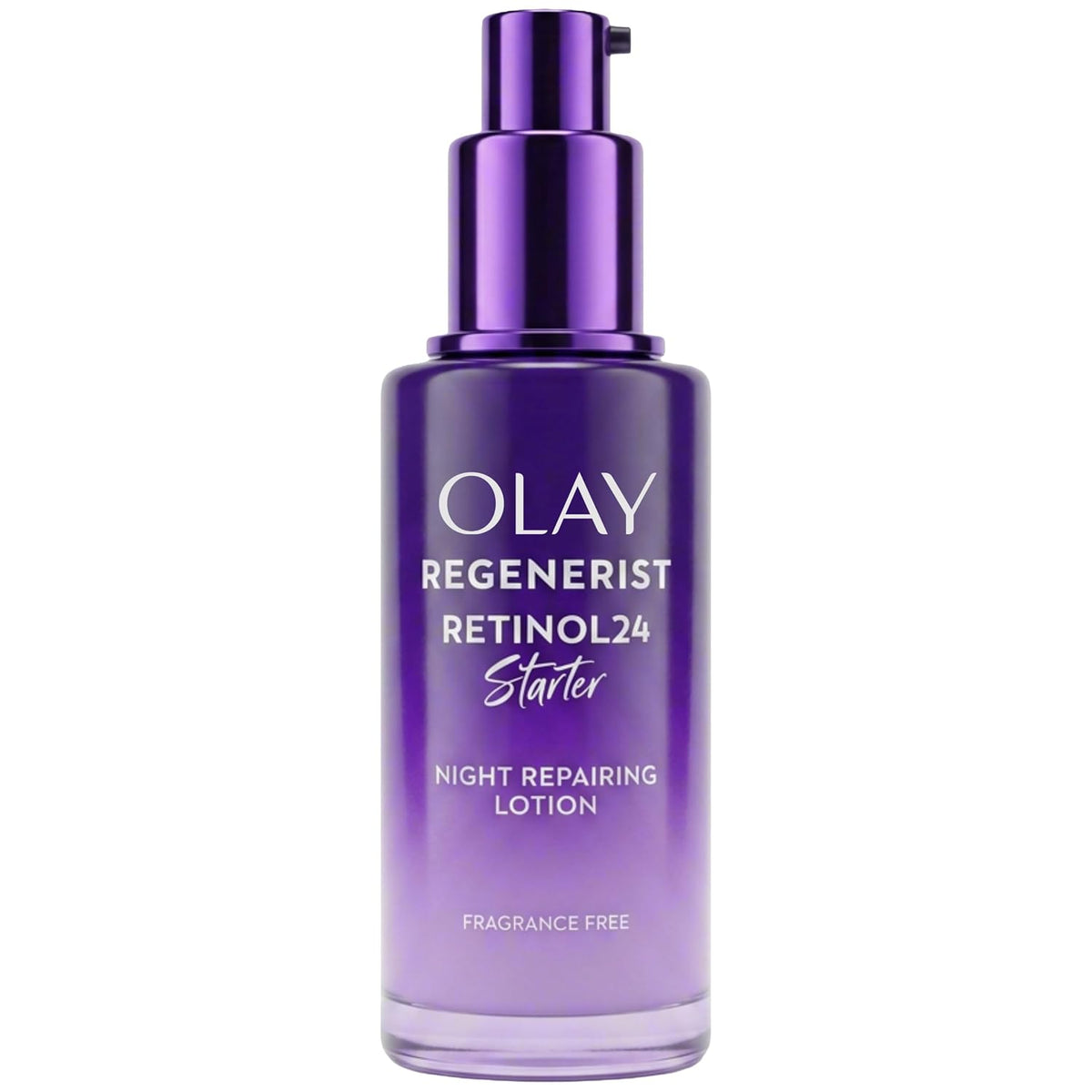 Olay Regenerist Retinol 24 Starter Night Loción reparadora, sin fra...