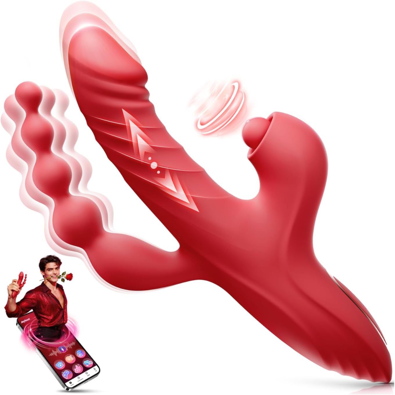 Toendi Vibrador de conejo para mujer, juguete sexual para adultos,...