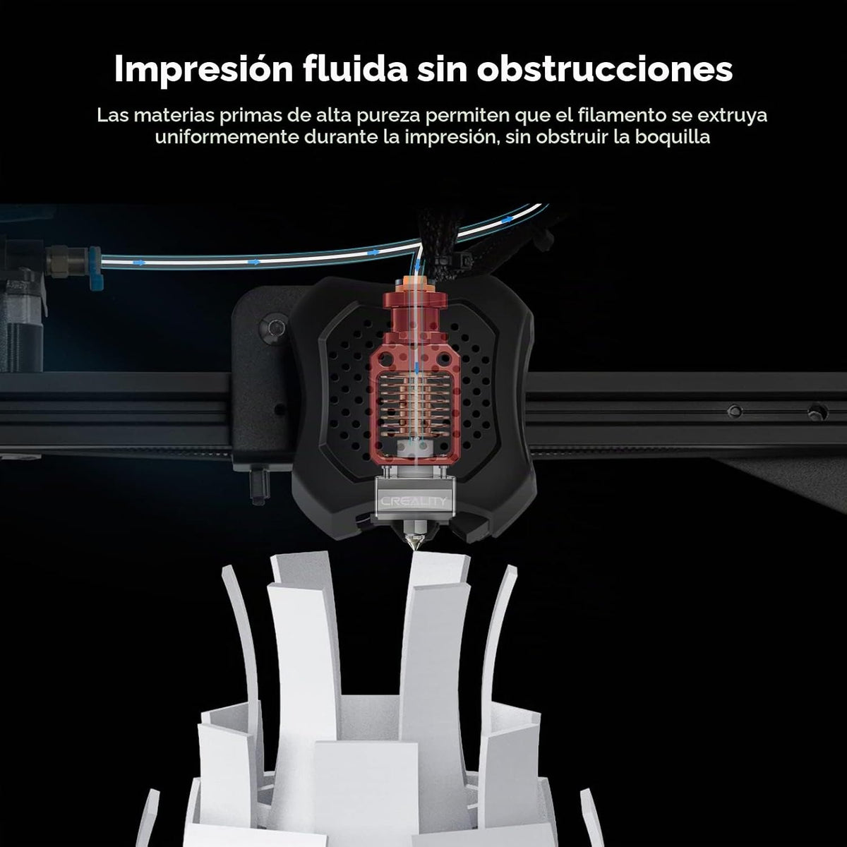 Creality Filamento para Impresora 3D, Filamento PLA 1.75mm Paquete...