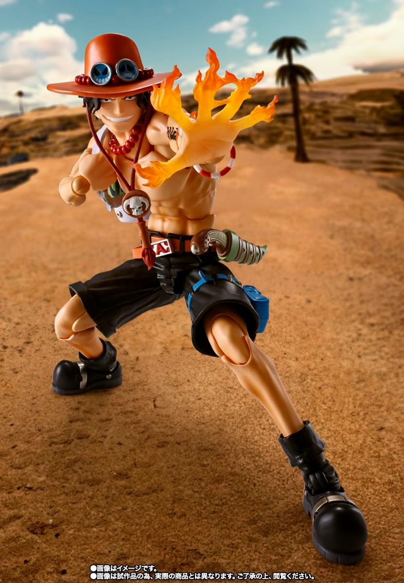 TAMASHII NATIONS - Una pieza - Portgas D. Ace -Fire Fist- S.H.Figua...