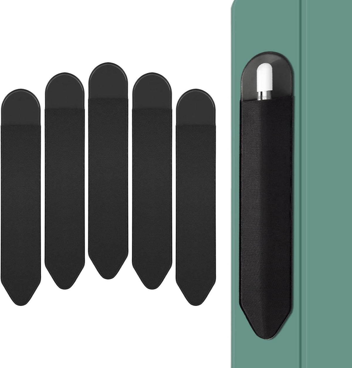 XLDLQU Soporte para lápices Apple, paquete de 5 fundas elásticas du...