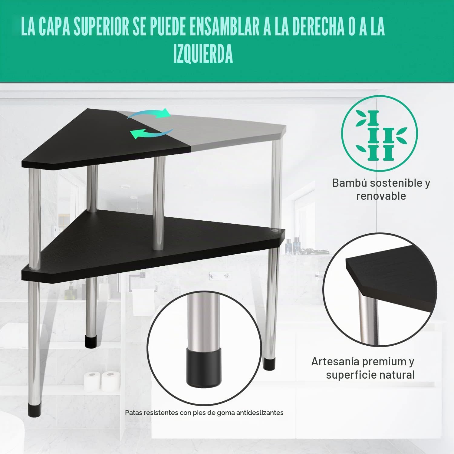 Weenson Organizador de Encimera de Baño Sobre el Fregadero para Art...