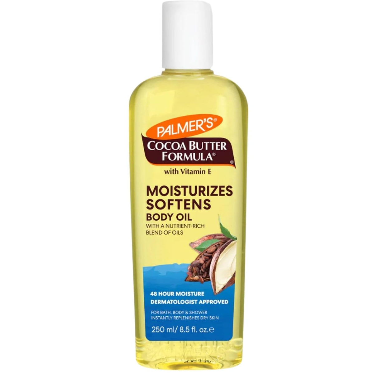 Palmer's Aceite corporal hidratante con fórmula de manteca de c...