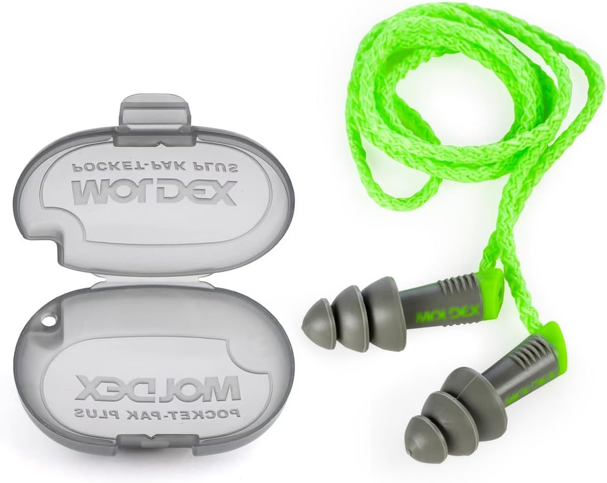 MOLDEX - Tapones para los oídos reutilizables con cable, paquete de...