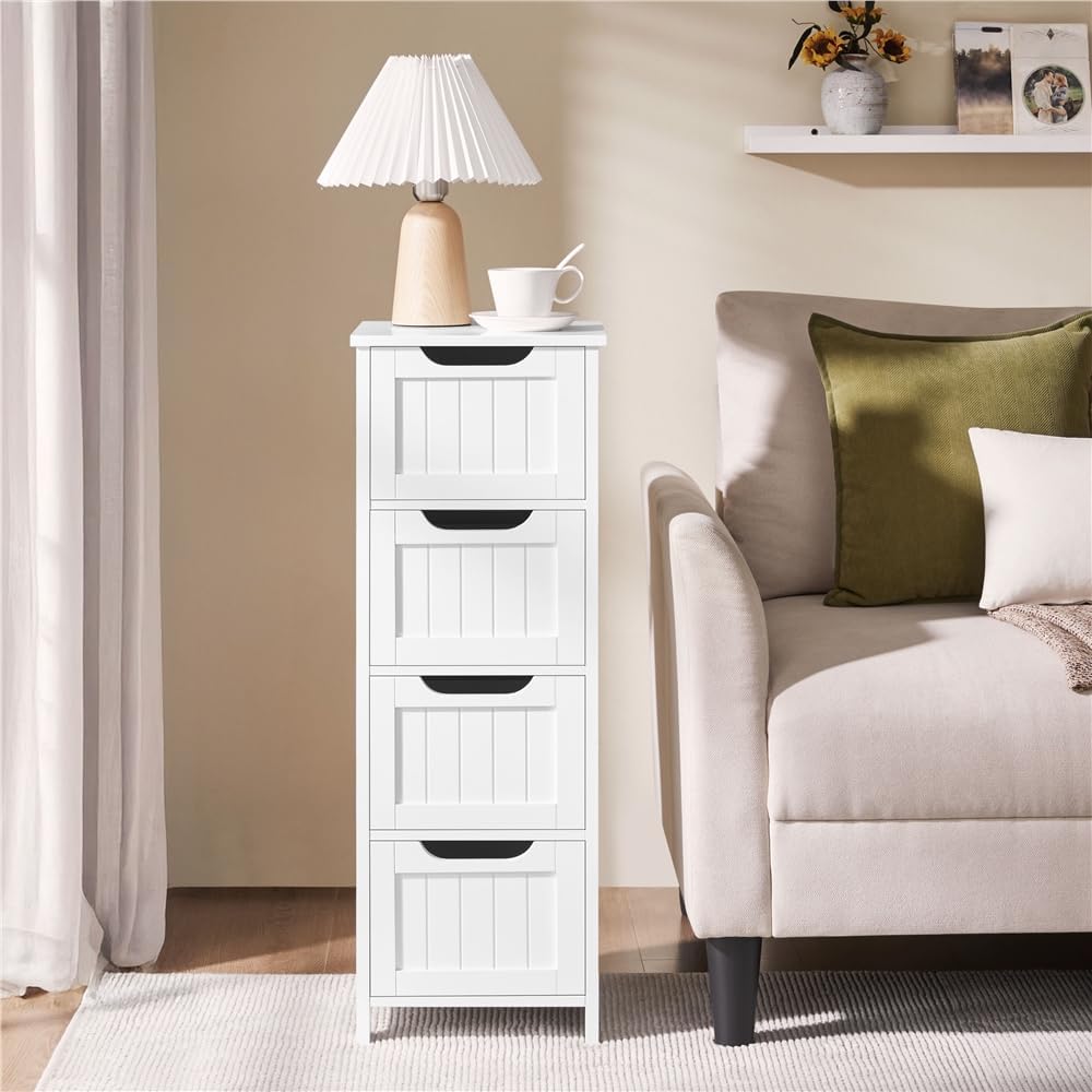 Yaheetech Gabinete de almacenamiento para baño, 12 pulgadas de anch...