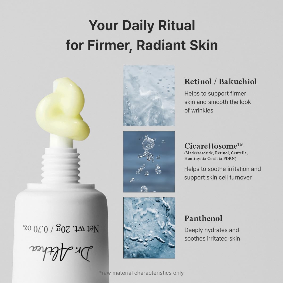 Dr.Althea Pure Retinol 0.15% Cream, cuidado de la piel vegano corea...