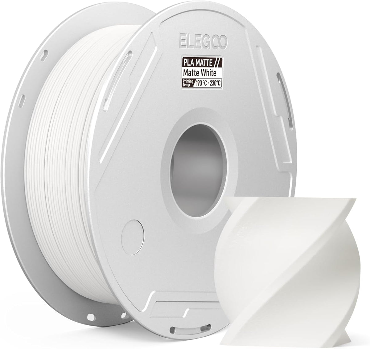 ELEGOO Filamento de impresora 3D PLA mate con carrete reutilizable,...