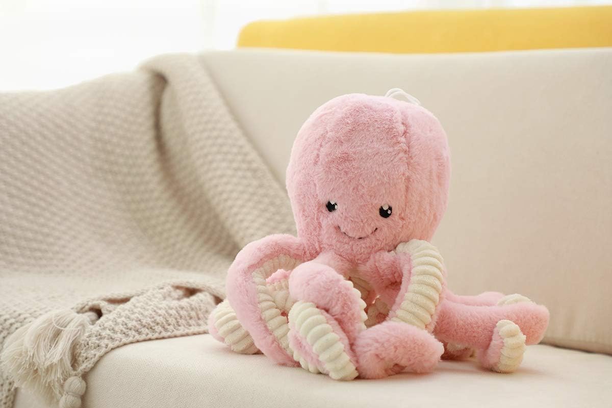 TONGSONG - Animales de peluche de pulpo de dibujos animados lindos,...