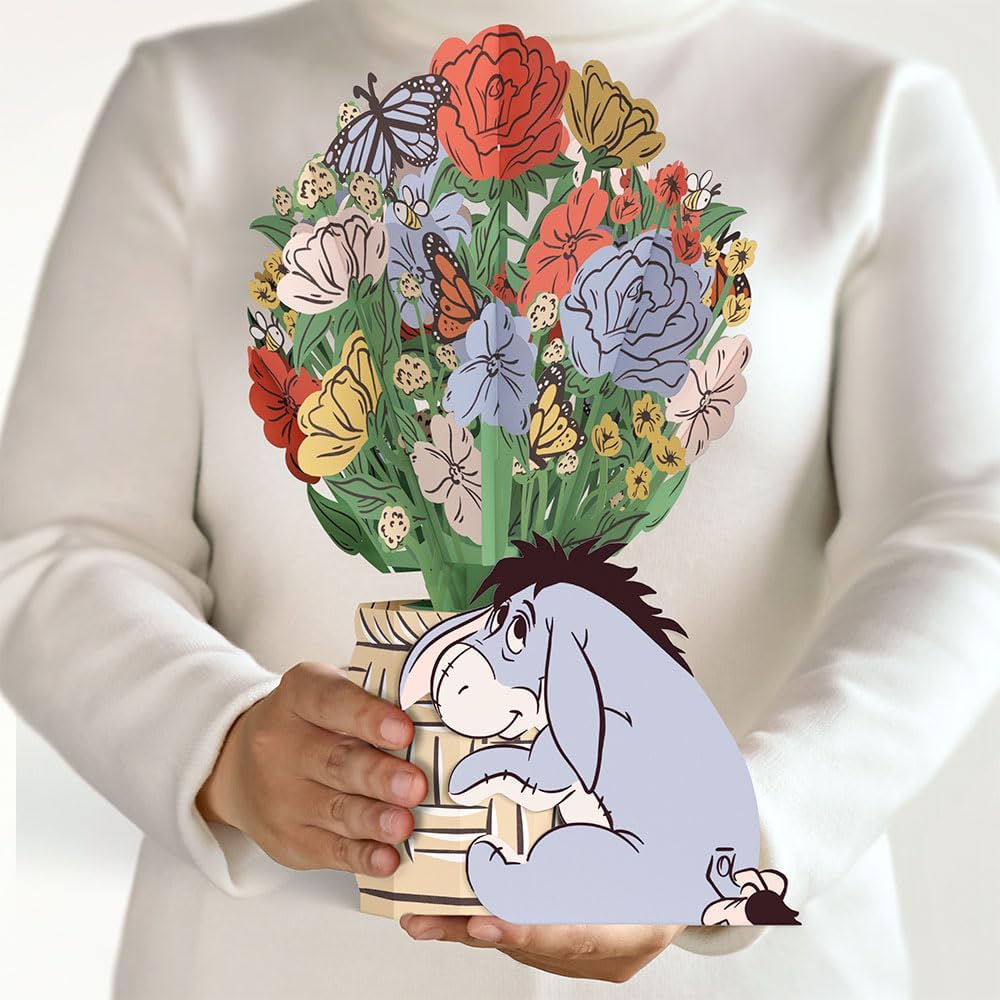 Lovepop Disney Eeyore - Ramo de flores de papel emergente, cumpleañ...