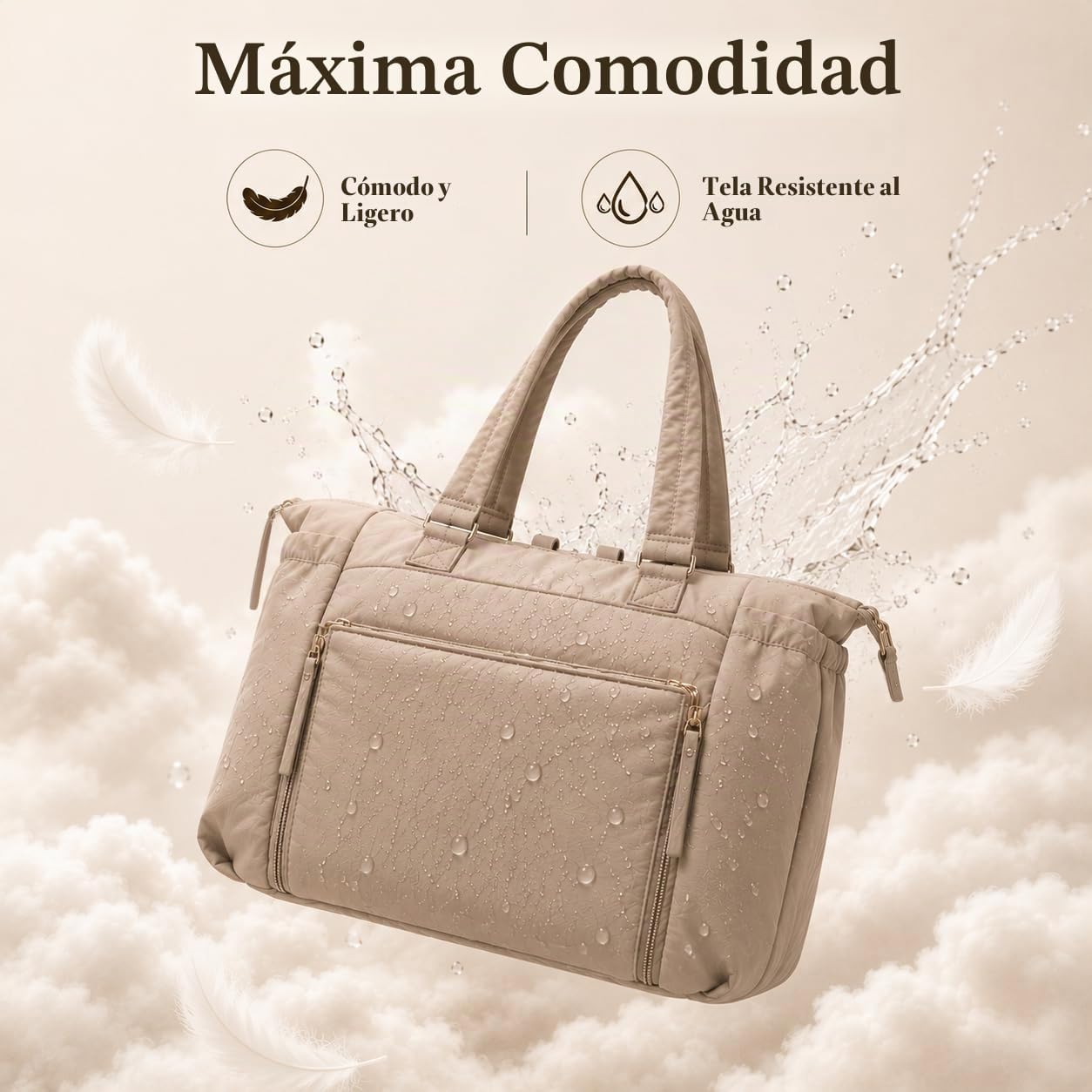 MOMINSIDE Bolsa de pañales con cambiador de pañales, bolsa de pañal...