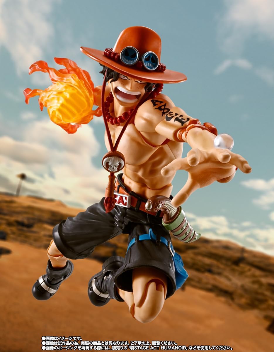 TAMASHII NATIONS - Una pieza - Portgas D. Ace -Fire Fist- S.H.Figua...