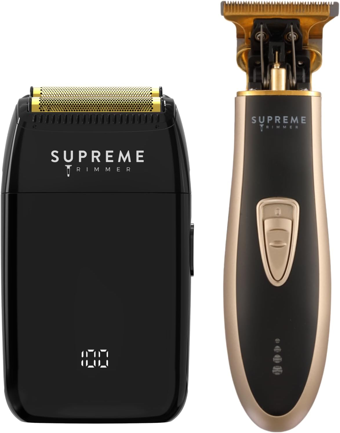 Supreme Trimmer Afeitadora Crunch Lite 2 en 1 y recortadora T-Shape...