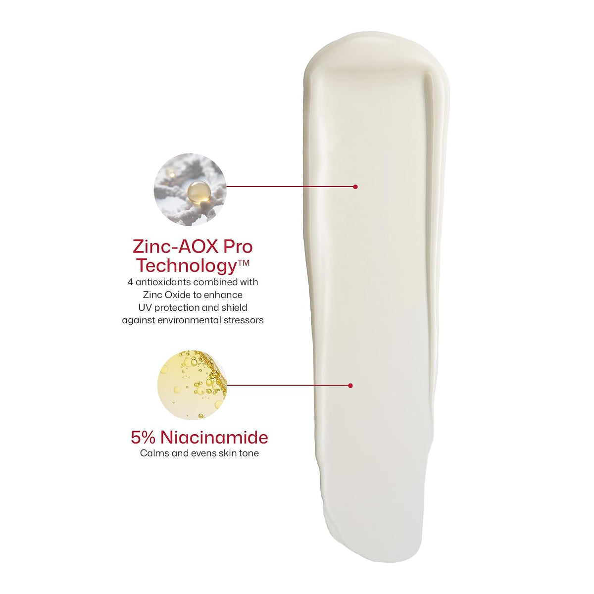 Protector solar facial transparente UV EltaMD con óxido de zinc, si...
