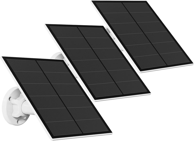 Panel solar para cámara de seguridad, panel solar USB de 5 W compat...