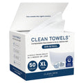 Clean Skin Club Clean Towels XL®, toalla facial 100% USDA Biobased,...