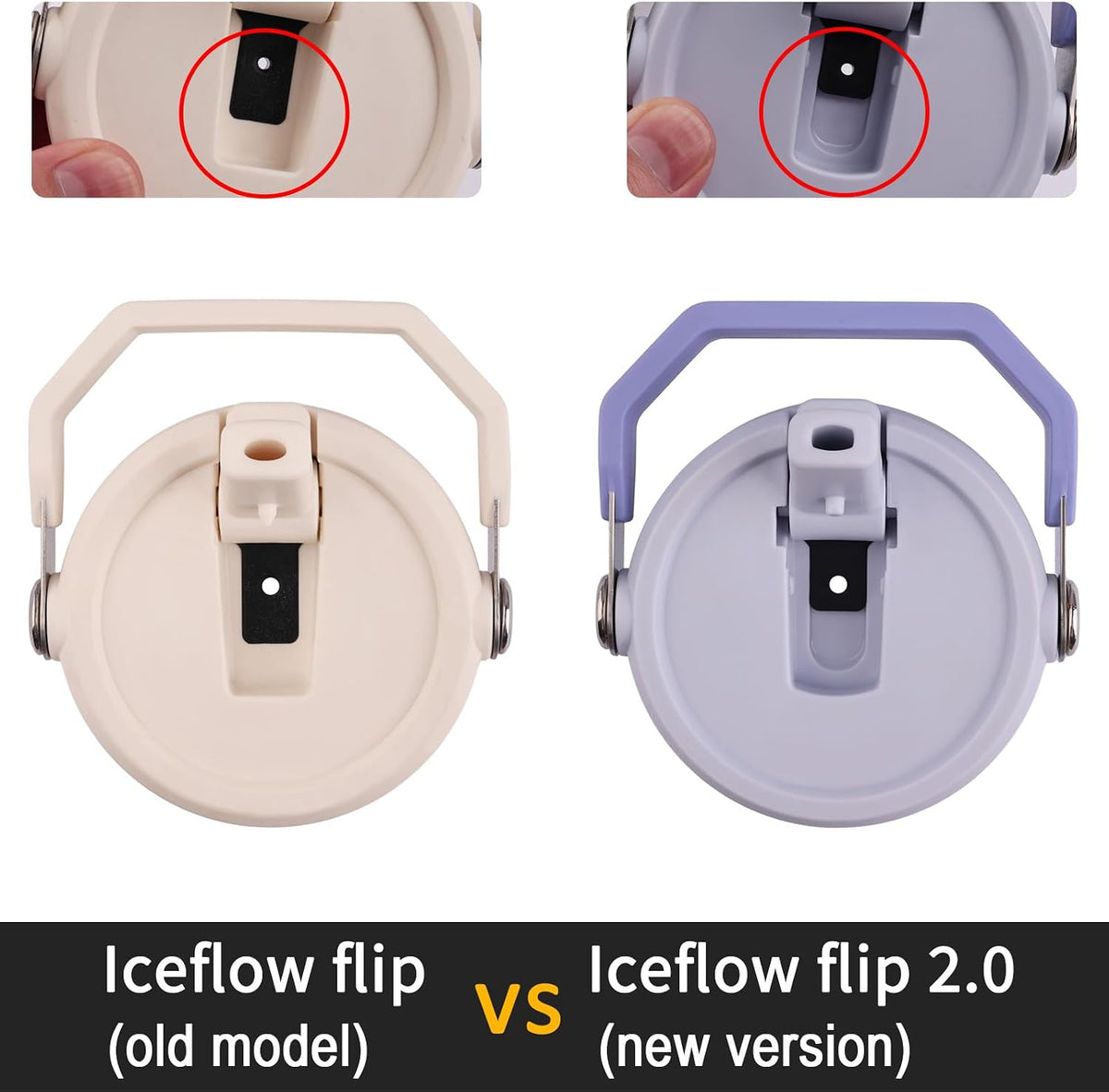 Bubrike Pajitas de repuesto, solo compatibles con vaso Stanley IceF...