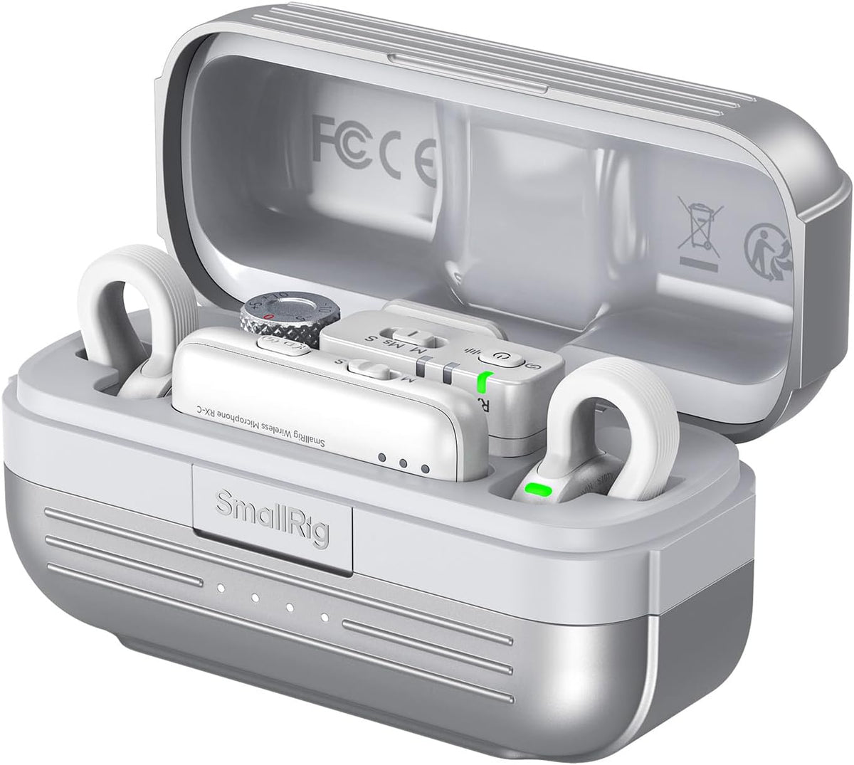 Micrófono inalámbrico SmallRig S70 (2 TX + 2 RX + estuche de carga)...