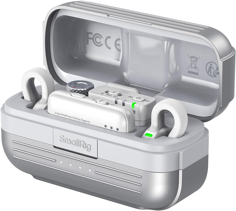 Micrófono inalámbrico SmallRig S70 (2 TX + 2 RX + estuche de carga)...