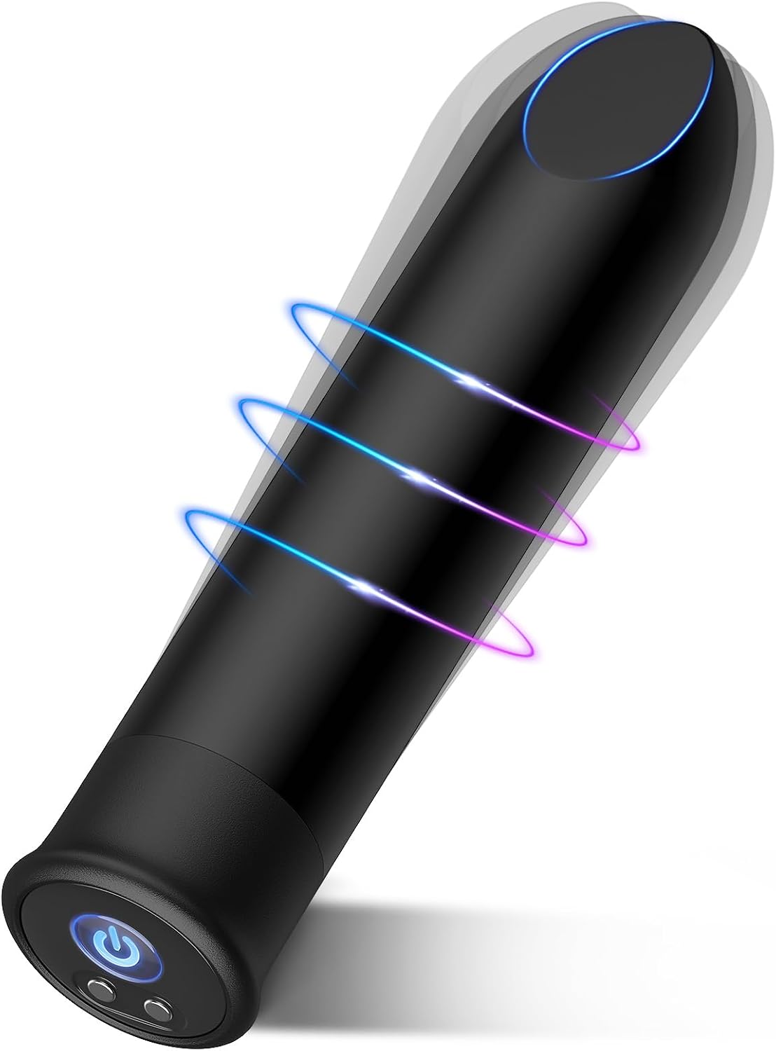 Vibrador bala con punta angulada para una estimulación precisa del...