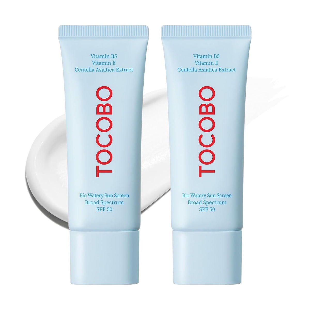 TOCOBO Bio Watery Sunscreen SPF 50 - Crema solar facial coreana de...