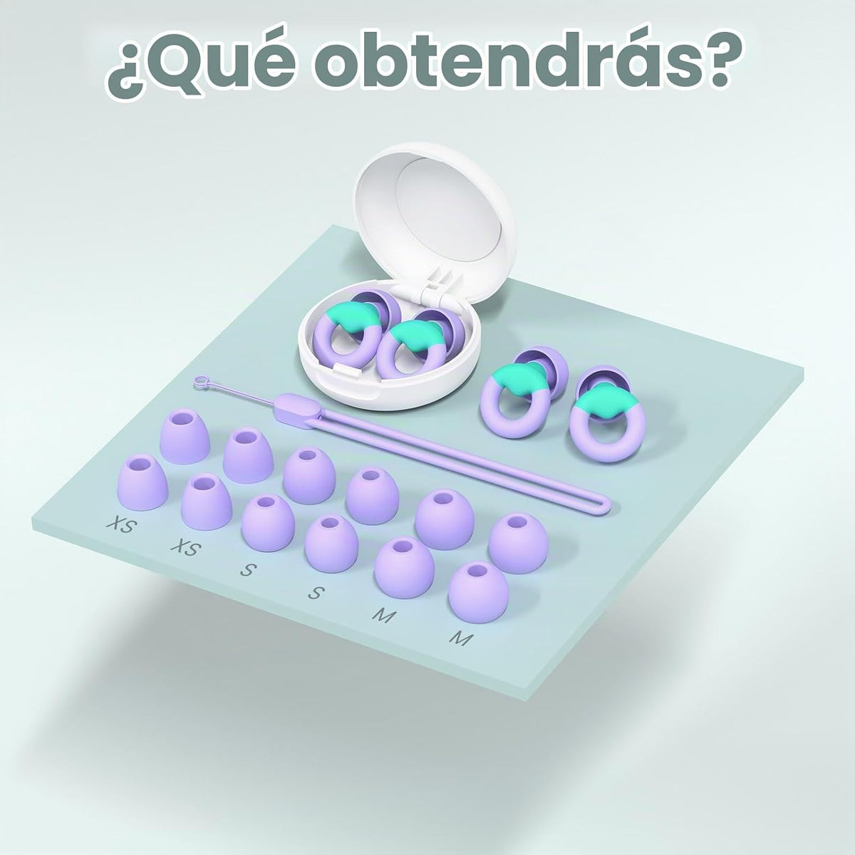 JUSTRVN - Tapones para los oídos para niños (6+ años) - 2 pares de...