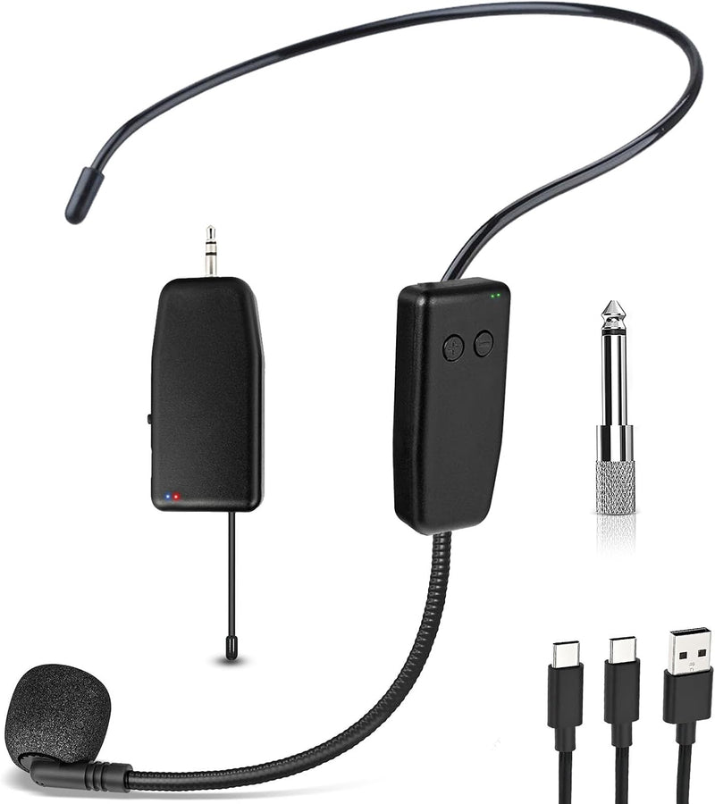 Sistema de micrófono con auriculares inalámbricos profesional: micr...
