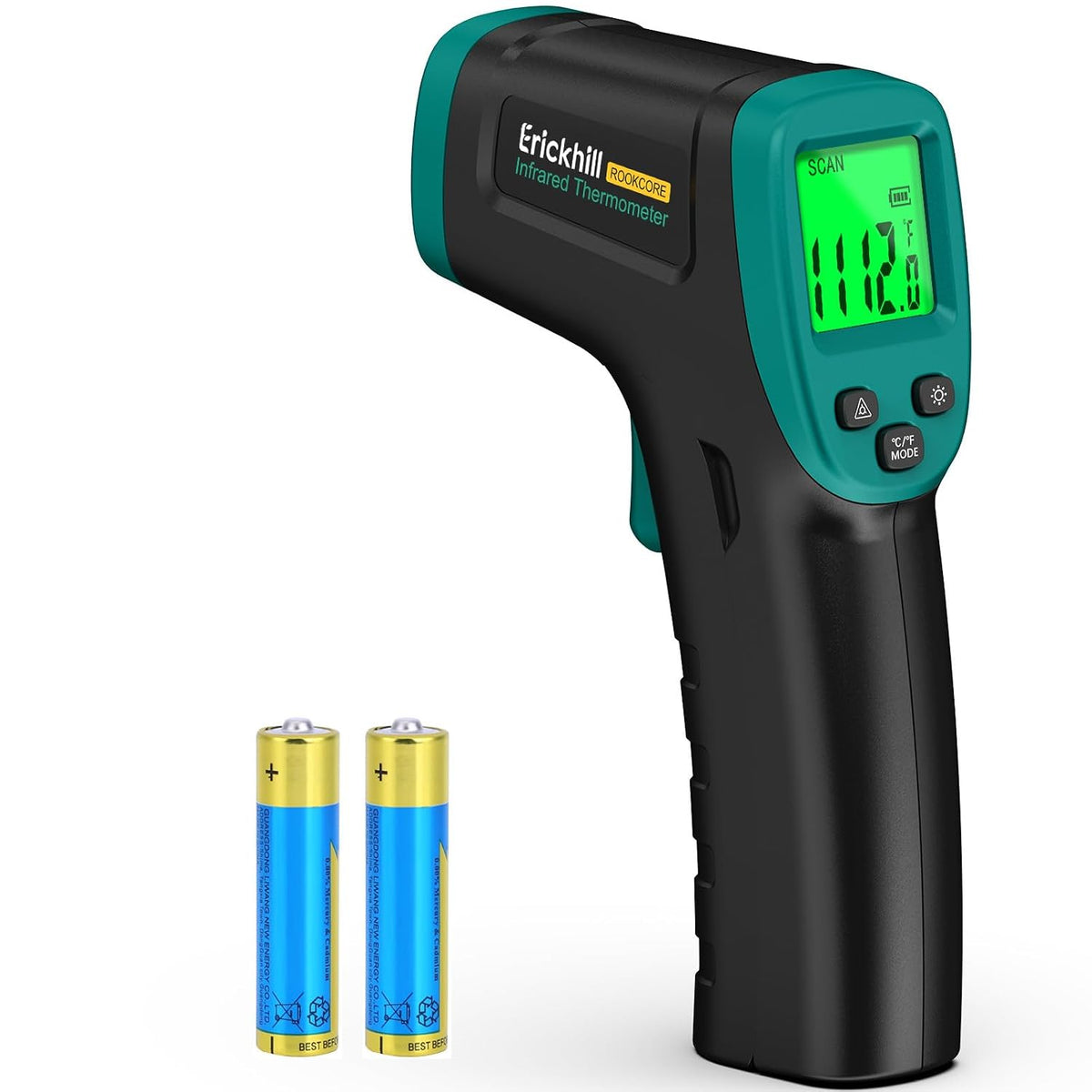 ERICKHILL ROOKCORE Termómetro infrarrojo -50 ℃ ~ 600 ℃ Emisividad a...