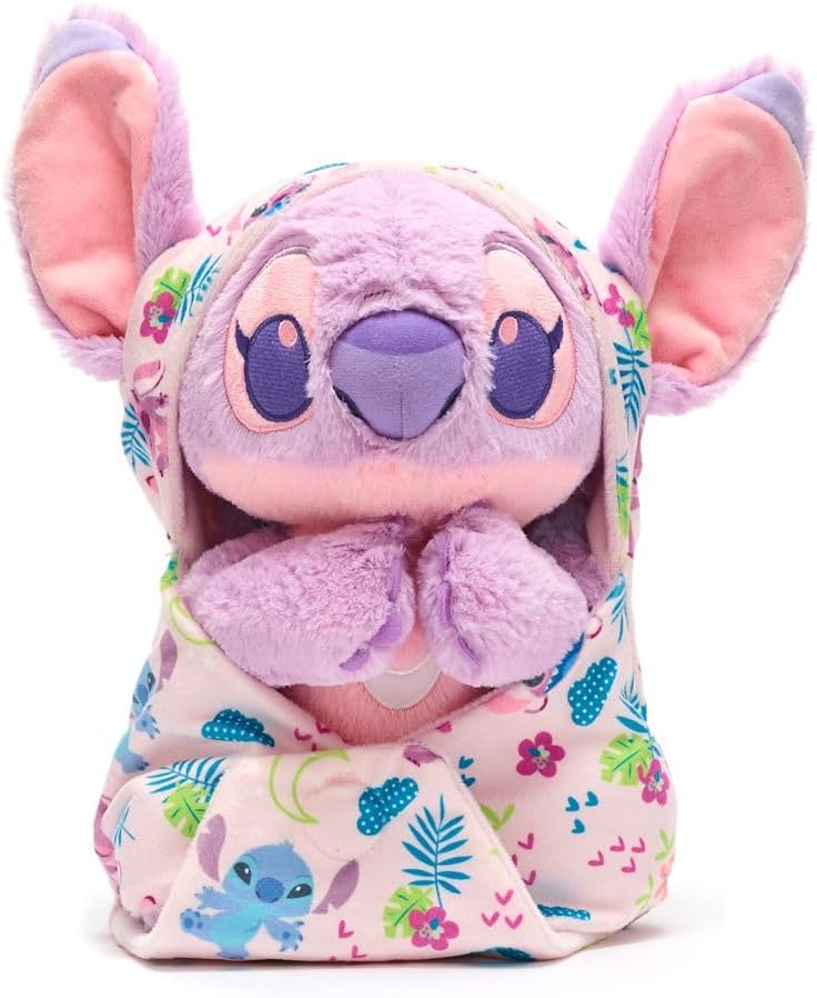 Disney Store Colección Unisex para Niños Bebés: Peluche de Ángel en...