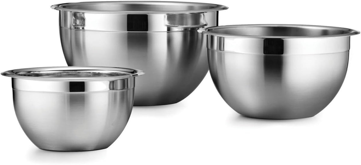 Tramontina Gourmet - Juego de 3 cuencos de acero inoxidable | Ideal...