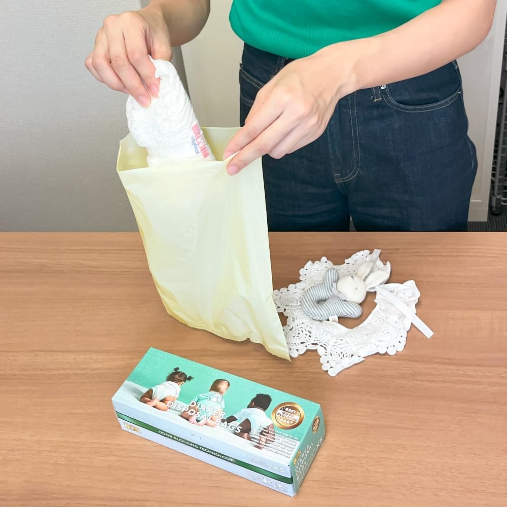 BOS, Bolsas de Basura para Pañales Sucios con Sellado de Olores - B...