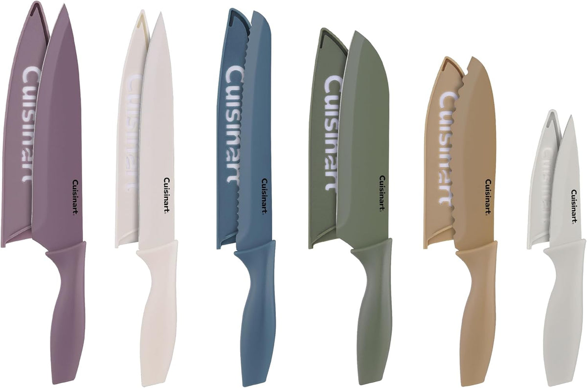 Cuisinart Advantage - Juego de cuchillos de cocina de 12 piezas, cu...