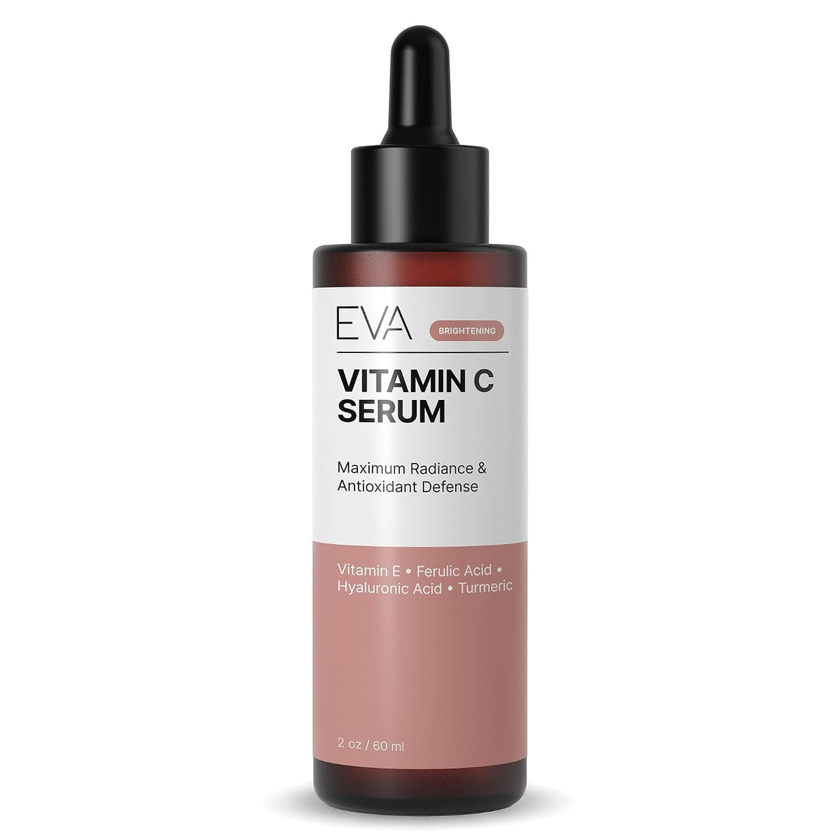 Eva Naturals Suero de vitamina C para cara, 20% de vitamina C, ácid...