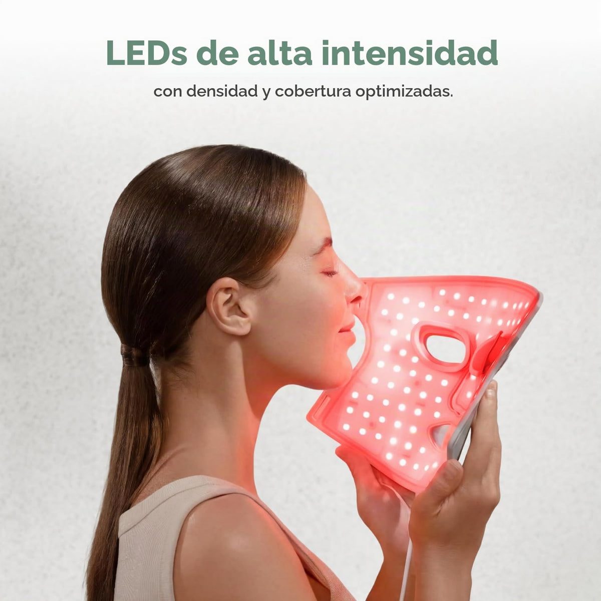 Nanoleaf Máscara facial de terapia de luz LED aprobada por la FDA c...