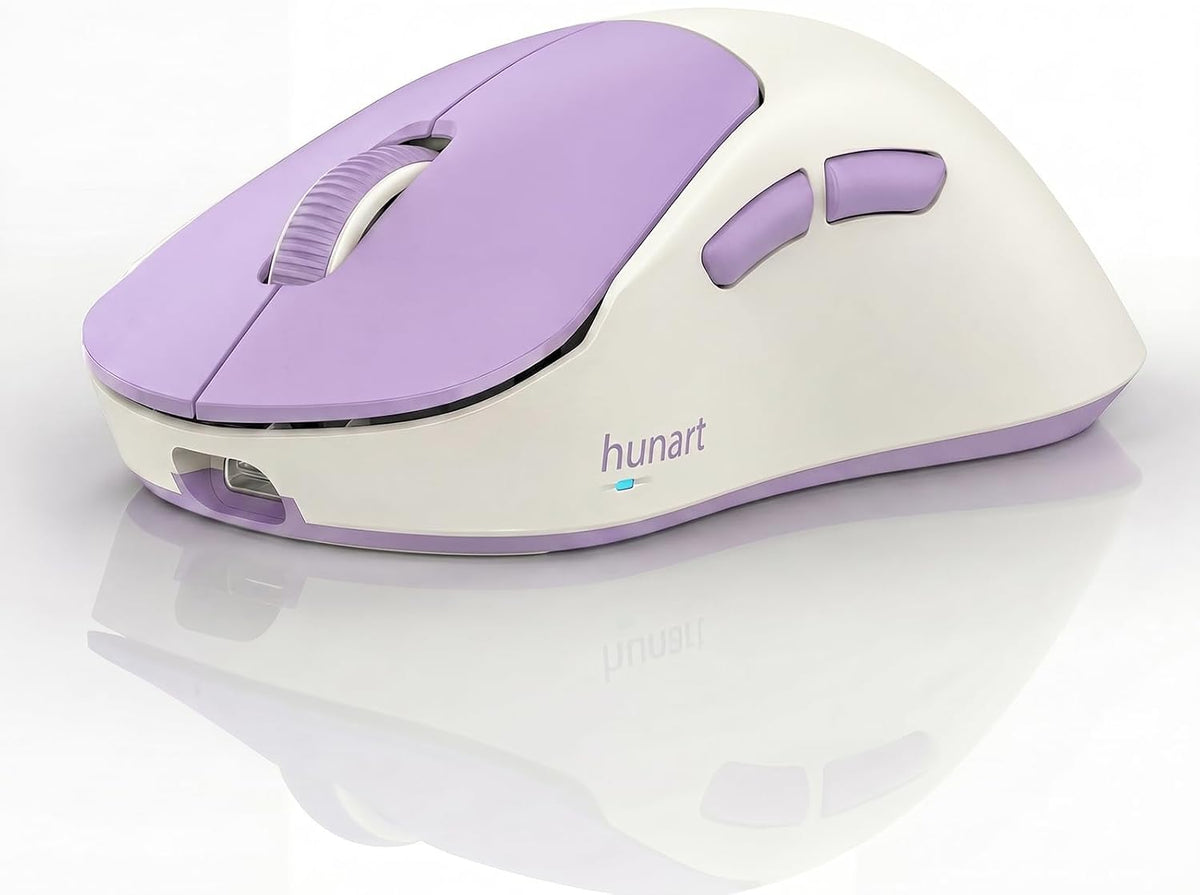 hunart Ratón inalámbrico H6 de 1.73 oz, Bluetooth y 2.4 GHz, carga...