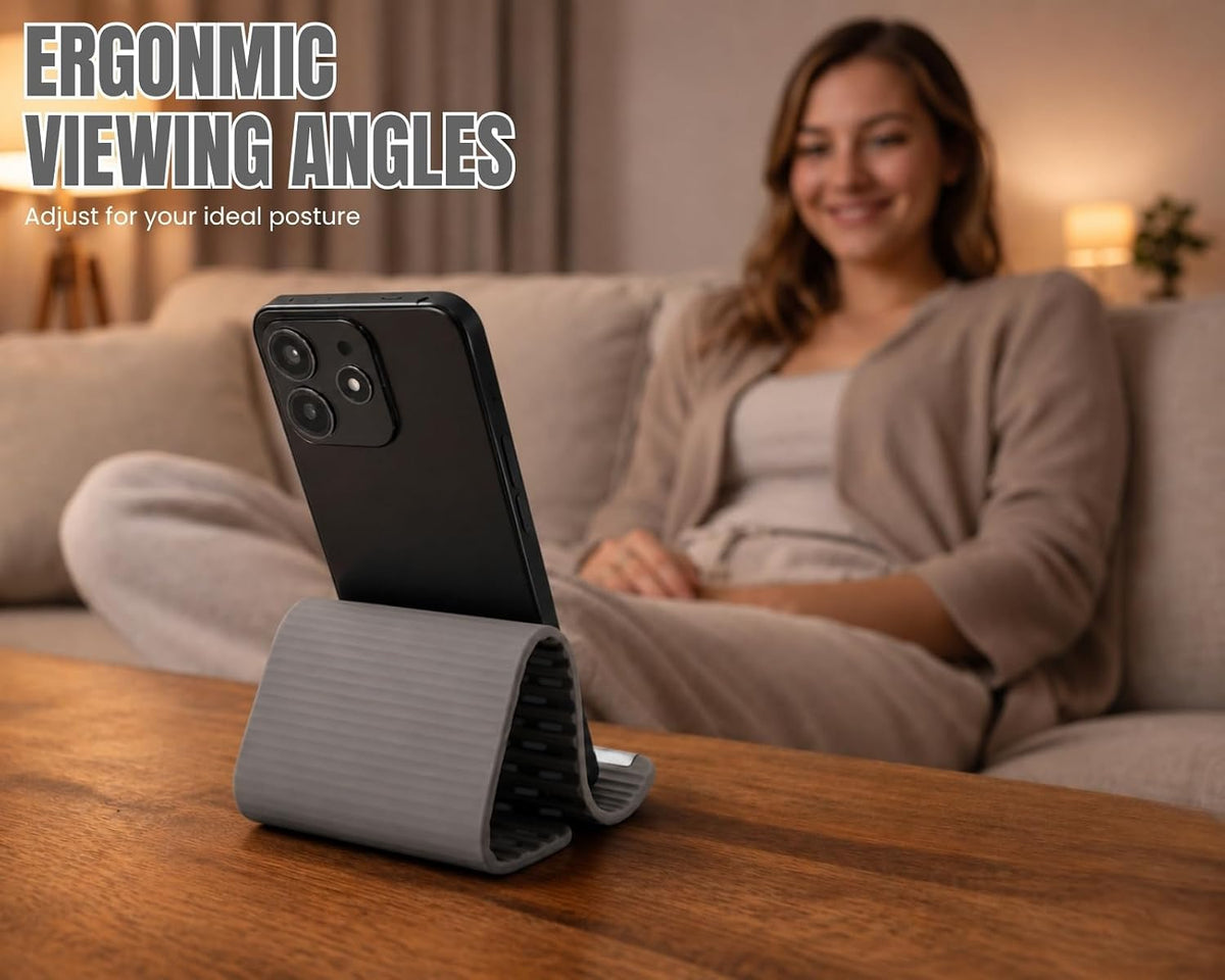 Soporte para teléfono de silicona coiyie, soporte flexible para tel...