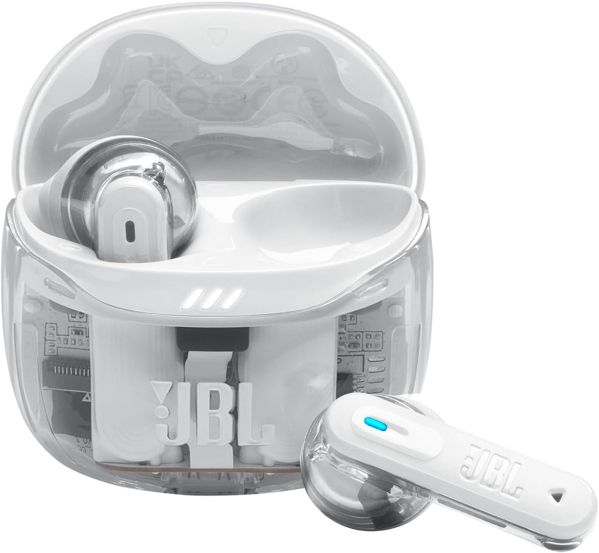 JBL Tune Flex 2 Ghost Edition - Audífonos inalámbricos con cancelac...